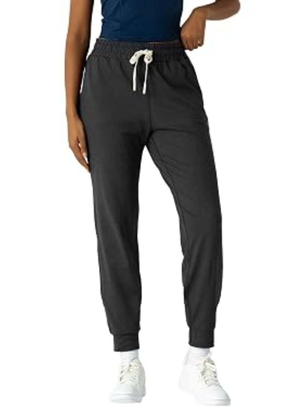 Women's Moisture Wicking Jogger Pants for Fitness, Drawstring Waist S